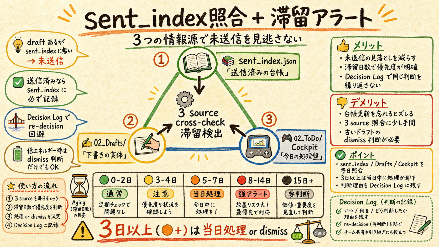 sent_index cross-check aging
